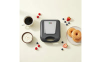 Double-Sided Heating 16-Hole Donut Machine Non-Stick Surface Electric Donut Appliance Simple Operation Kitchen Appliance Compact Design for Breakfast