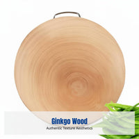 Ginkgo Wood Chopping Board, Spore-Resistant, Thickened, Large, Double-Sided, Kitchen Cutting Board