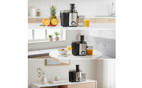 Electric Juicer with Cup Household Centrifugal Juicer Appliance Countertop Antileak for Health Enthusiasts, Kitchen, Home