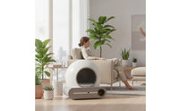 Automatic Litter Box Smart Self-Cleaning Litter Box Pet Supply Safe App-Connected for Cats, Home, Apartments