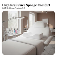 Removable Cover Eyelash Extension Pillow Side Pockets U-Shaped Lash Pillow for Estheticians, Tattoo Artists, Spa, Facial Treatments