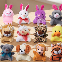 12 Pieces Easter Eggs with Soft Toy Toys Huggable Soft Toy Toy with Plastic Egg