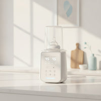 Touch-Control Baby Bottle Warmer with Digital Display Electric Bottle Warmer with Clear Cover Safe Hygienic for Kitchen