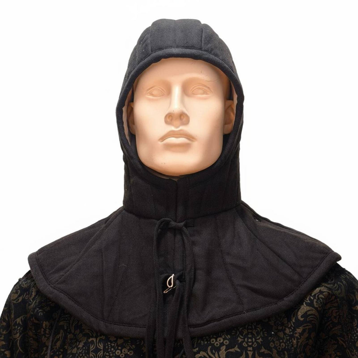 Breathable Linen Textile Arming Coif Multi-Layer Protection Padded Arming Cap Historically Accurate Design Medieval Helmet Liner Handmade for LARP Participants, Cosplayers, Historical Faire, Stage Performance