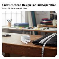 Auto-Locking Slider Size 8 Coarse-Tooth Zipper separateEnd Design Sewing Supply Heavy-Duty Slide Fastener Long-Lasting for Clothing Manufacturers, DIY Makers, Bag Makers, Jackets, Outdoor Tents, Luggage, Upholstery
