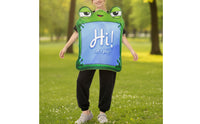 Funny Frog Costume Wearable Novelty Costume Playful Frog Hat Eye-Catching for Performers, Stage Performances, Photo Booths