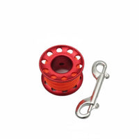 Anti-Tangle Diving Spool Reel Stainless Steel Snap Aluminum Dive Spool for Technical Divers