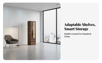 particle-resistantresistant Lighted Curio Cabinet Clear View Doors display shelf Modern & appearance Display Case Adjustable Shelves for Collectors, Hobbyists, Homeowners, Study Room, Bedroom, Office