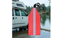 High-Visibility Kayak Safety Flag Lightweight Kayak Warning Flag with Loop Sturdy Easy to Install for Roof Rack Hauling