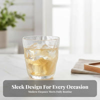 Glacier Texture Glass Large Capacity Japanese Design Drinking Glass All-Purpose Frosted Textured Tumbler for Homeowners, Kitchen, Dining Room, Office