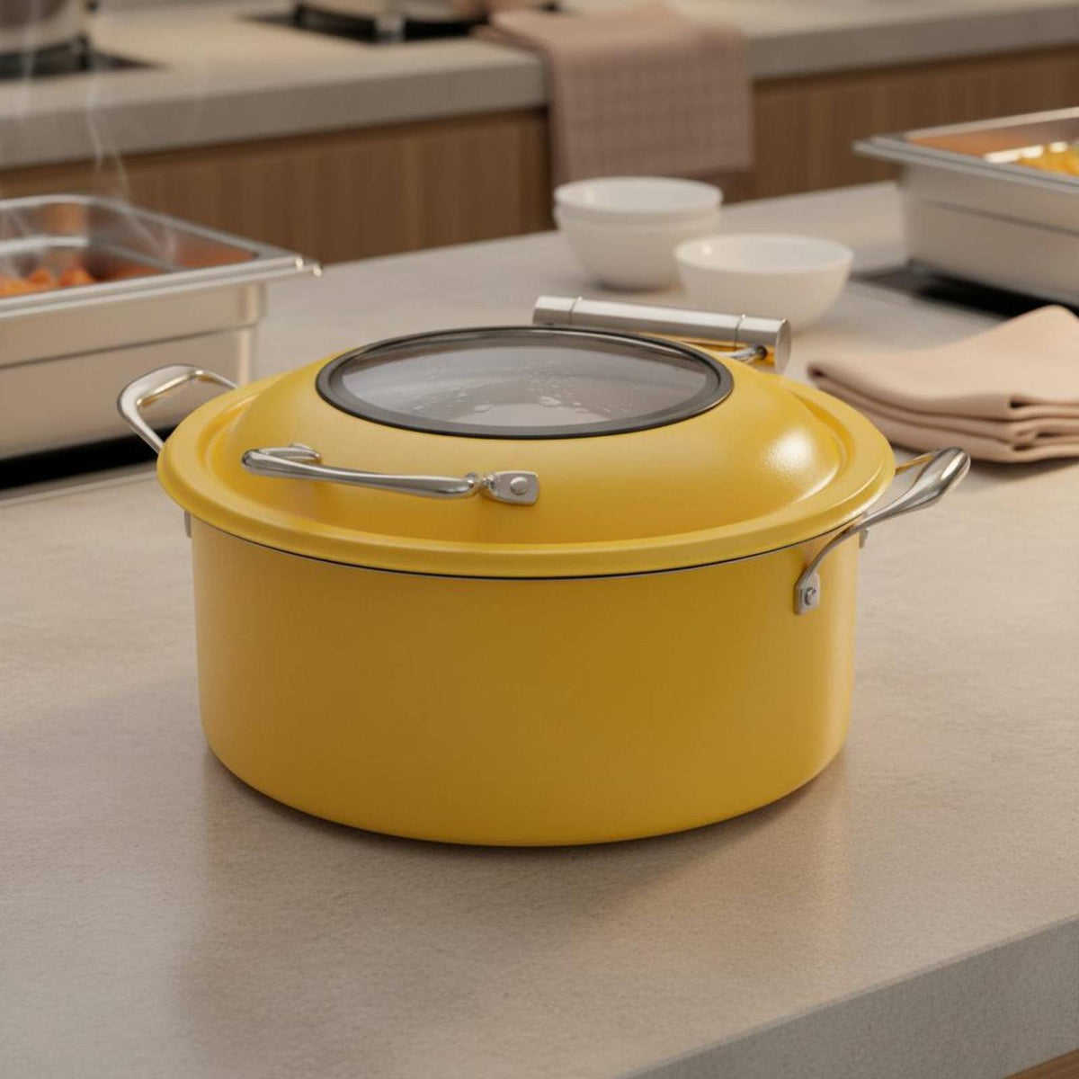 Commercial Buffet Warmer 304 Stainless Steel Electric Buffet Warmer Large Capacity Electric Food Warmer for Caterers, Buffets, Banquets, Restaurants