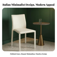 Space-Saving Stackable Saddle Chair Minimalist Aesthetic Padded Guest Chair Light Luxury Upholstered Seating Ergonomic Design for Apartment Dwellers, paleice Managers, Small Spaces, Dining Room, Restaurant, Waiting Area