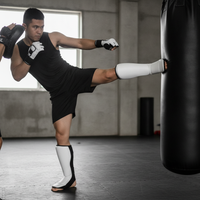 Taekwondo Half-Finger Hand and Foot Protector Set for Kids and Adults
