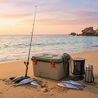 68L Cooler Box with Ice Boxes Heavy-Duty Portable Cooler Box for Camping