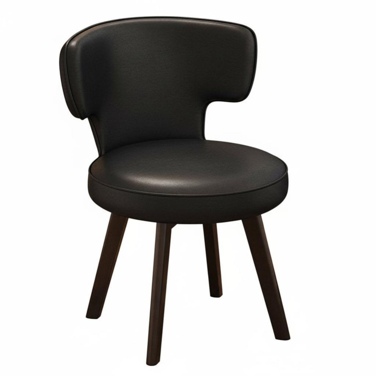 Vintage design Molded Shell Chair Comfortable paddinging rotating Seat adaptable Use Household Furniture Ergonomic Design for Students, Adults, Homeowners, Study Room, Home Office, Vanity Area, Bedroom