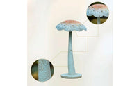 Metal Mushroom Sculpture Freestanding Mushroom Garden Ornament Weatherproof for Gardeners, Homeowners