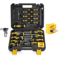 43-Piece Screwdriver Tool Set with Blow Molded Case