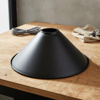 Folded Rim E27 Replacement Lampshade Retro Industrial Cone Lamp Shade DIY Friendly Industrial Design Light Shade Heat Resistant for Bar