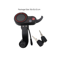 Electric Scooter Instrument Panel with Keys 48V Scooter Throttle with Display Digital Speed Controller LCD for Commuters