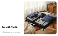 7 Pieces Space Saving Luggage Packing Organizer Bags Large Capacity Luggage Organizer Bag Set Lightweight for Travelers, Backpacking, Closet