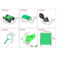 Children's Outdoor Adventure Kit Translucent Play Adventure Kit Outdoor Portable