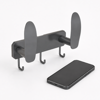 Wall-Mounted Pan Lid Holder, Automatic Pan Organiser, Modern Metal Saucepan Lid Storage for Small Kitchens