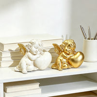 Nordic Luxury Gold Angel Figurine | Birthday Gift, Romantic Wedding Creative Decoration
