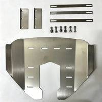 Adjustable Outboard Motor Transom Plate Brushed Transom Plate with Metal Foil Long-Lasting Marine Accessory Easy Installation for Boat Owners