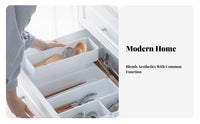 adaptable Divider container Stackable Drawer Organizer multipurpose for Kitchen, Desktop