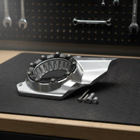Precise Fit Transparent Drive Cover Anodized Finish CNC Aluminum Drive Belt Cover Lightweight Clear CVT Case Guard Heavy Duty for Scooter Riders
