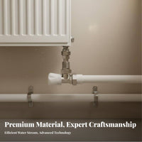 Easy to Install PPR Thermostatic Heater Valve Energy Saving Thermostatic Heater Valve Heat and Cold Resistant for Homeowners, Heater S