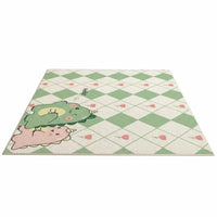 Waterproof Patterned Playpen Mat Non-Slip Floor Protector Scratch-Resistant Pet Supply Moisture-Proof for Dog Owners, Indoors, Living Room