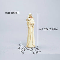 Christmas Nativity Set Artisanal Appearance Home Decor Religious Gift For Farmhouse Kitchen Tabletop FIreplace