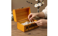 Chinese Design Decorative Box Handmade Antique Design Keepsake Box Portable Jewelry Organizer Handmade for Women, Dresser Top