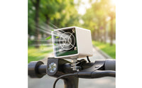 Clamp-on Handlebar Fan Directional Electric Bicycle Fan Space-Saving Air Blower Small for Electric Bikes, Commuting