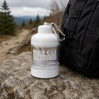 Portable Protein Powder Container Transparent Supplement Storage