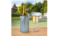 Wine Bottle Cooling Sleeve Flexible Wine Cooler Sleeve Bottle Cooling Wrap with Hook-and-Loop Fastener Reflective Lightweight