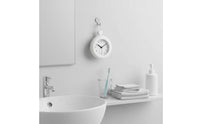 Moisture-Proof Waterproof Bathroom Timekeeper Anti-Fog Mini Suction Cup Timekeeper Minimalist Design Timekeeping Device Compact Size for Kitchen