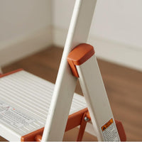 Foldable 4-Step Household Ladder Heavy Duty Folding Step Ladder Non-Slip Feet Comfort Grip Handle for Garage