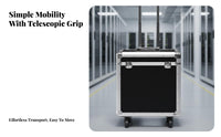 Lid-Accessibleableing Gear Container Telescoping Handhold Portable Tool Chest sturdyDuty Construction for Repairmen, Handymen, While Transiting