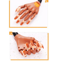 Nail Practice Hand with Clamp Adjustable for Beginners