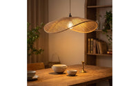 Paper Rope Lampshade Rustic Pendant Lamp Shade Boho Hanging Light Shade for Cafe, Restaurant