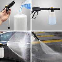 Foam Cannons with Connector Adjustable Foam Lance with 700ml Bottle Handheld Sprayers for Homeowners, Outdoor Cleaning