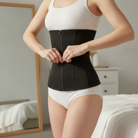 Green Era 813 Breathable Mesh Postpartum Waist Trainer with Zipper for Tummy Control