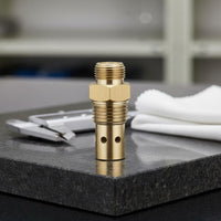 Threaded Brass Vertical Check Valve Compressor Unidirectional-Way Valve Side Vent Holes Hardware Part