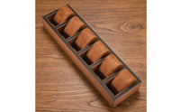 Watch Tray with Cushions Low-Profile Watch Display Tray Open-Top for Collectors, Retail Counter, Showcase