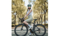 Breathable Cycling Bib Shorts Close-Fitting Bib Shorts with Padded Chamois Sleeveless Cycling Bibs Comfortable for Women, Cyclists, Training, Commuting