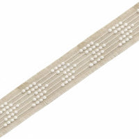 Elegant Design 60mm Curtain Border Versatile Jacquard Trim Tape Multi-Purpose Decorative Woven Ribbon Sophisticated Finish for Crafters