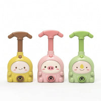 Balloon Launcher Toy Set Cartoon Balloon Powered Car Simple to Use