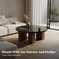 2 Pieces Japanese Aesthetic artistic Nesting Table Set Minimalist Design Stackable Coffee Tables stylish Living Room Furnishing Space-Saving for Interior Designers, homeowners, Apartment Dwellers, Lounge Area, Small areas, Office, Bedroom